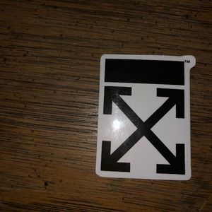 Off-white sticker